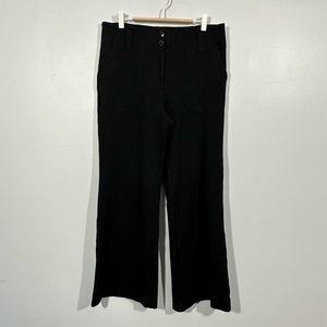 The Naomi Ponte Wide-Leg Flare Pants by Anthropologie Maeve Size 10
